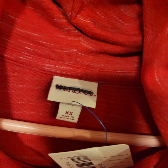 Merona XS Women's Long Sleeve Cowl Neck Tunic - Picture 8 of 9